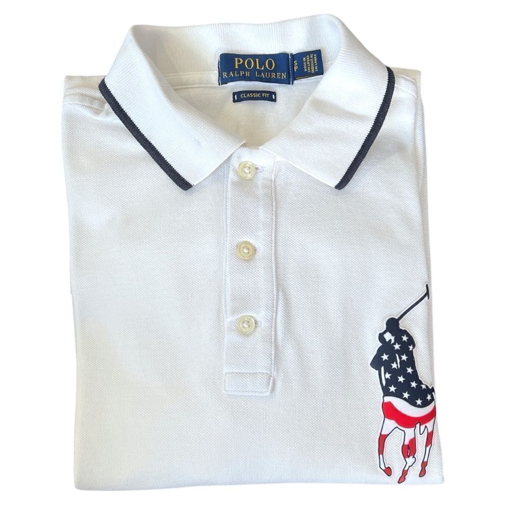 Polo Ralph Lauren NWOT Stars and Stripes USA Shirt Size S